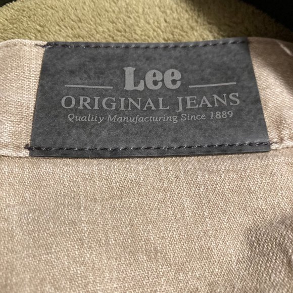 NWOT Vintage Lee High Rise Denim Jeans with Belt Size 12S - Picture 8 of 12